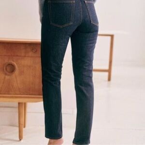 Sezane Brut Sexy Straight Leg Denim Jeans Women’s 27 Dark Wash Slim Fit